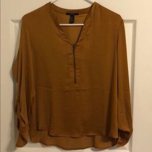 Mustard yellow blouse